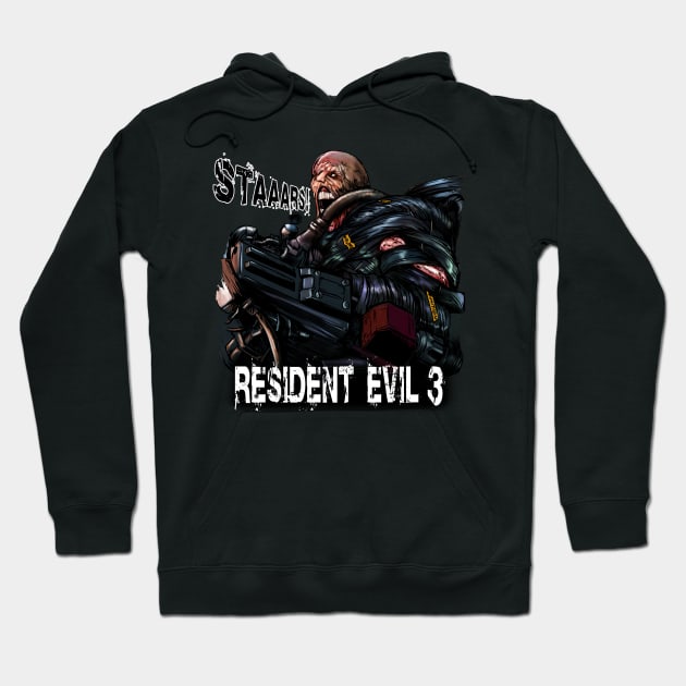 Resident evil 3 remake NEMESIS Hoodie by AndreyG